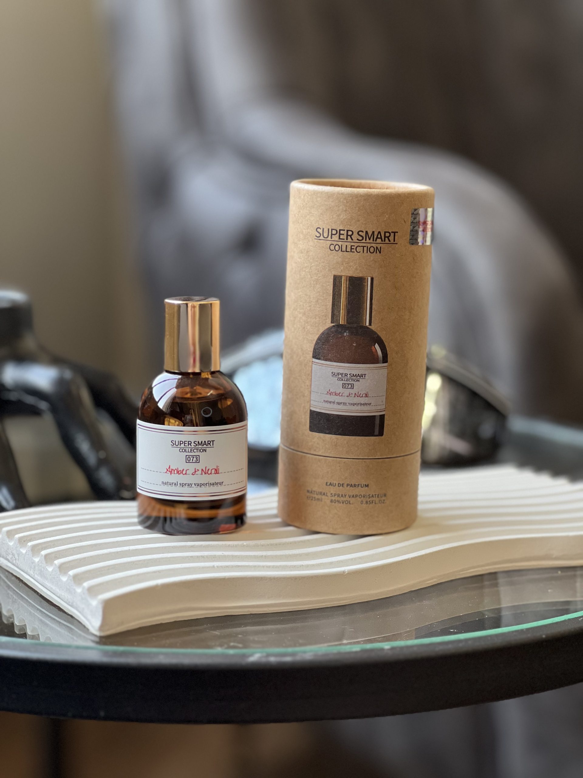 عطر ادوپرفیوم زنانه و مردانه اسمارت کالکشن آمبر اند نرولی حجم ۲۵ میل